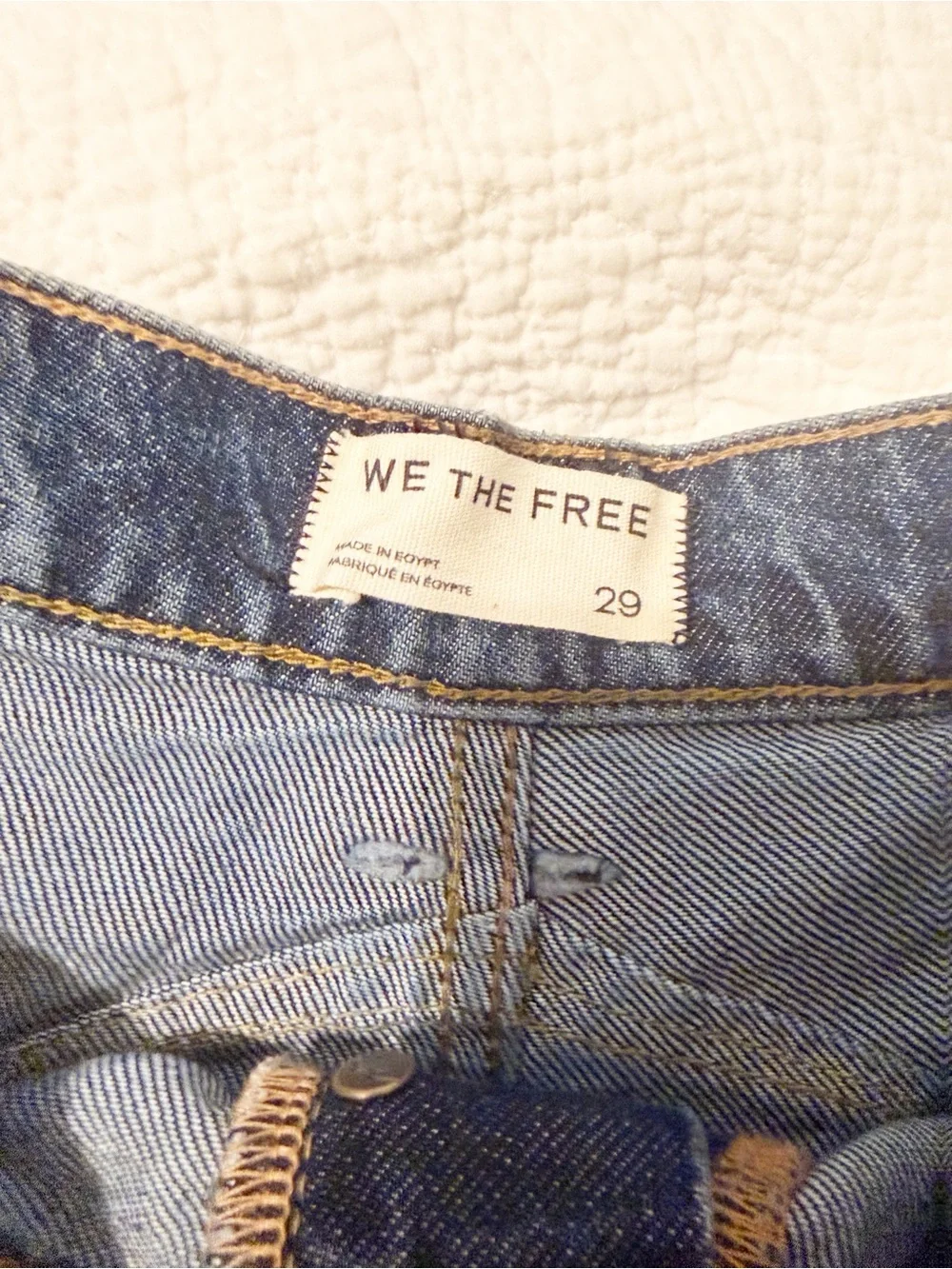 Free People Good Luck Mid Rise Barrel Jeans Size 29 *